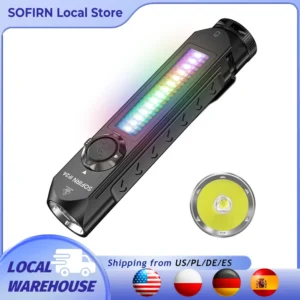 Sofirn IF24 RGB Light SST40 2000lm Powerful LED Flashlight 5V
