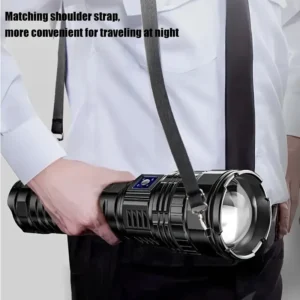 10000W Built-in Battery Flash Light Emergency Spotlights 9km 990000000LM