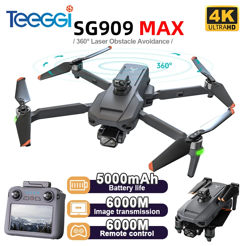 GPS Drone With 4K Camera 6KM Touch Screen - Image 2