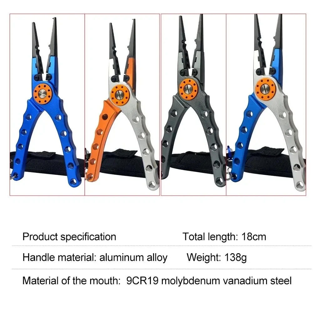 Fishing Pliers Line Cutter and Scissors Hook Remover - Image 4