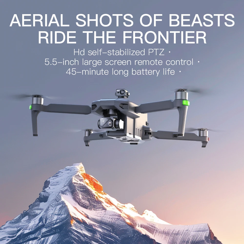 GPS Drone With 4K Camera 6KM Touch Screen - Image 3