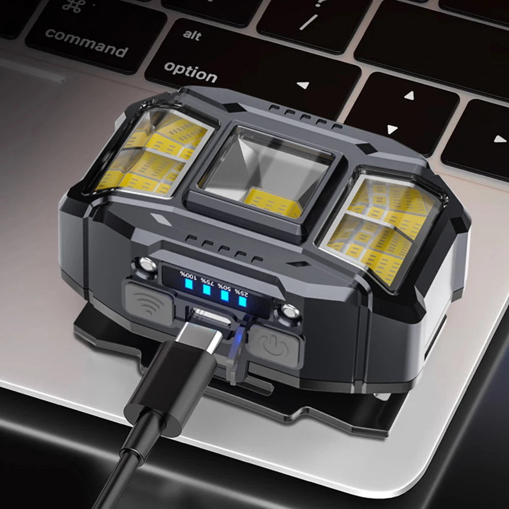 Head Mounted Flashlight USB - Image 2