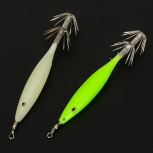 5Pcs Luminous Squid Lure Night Fishing