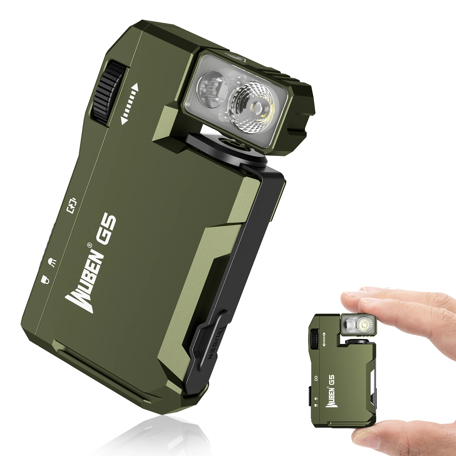 WUBEN G5 Rechargeable EDC Flashlight, 400 Lumens - Image 7